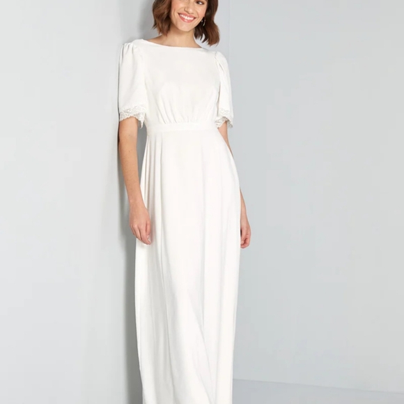 Modcloth Dresses & Skirts - NWT - Size 10 ModCloth White Dress - Lace You Down the Aisle